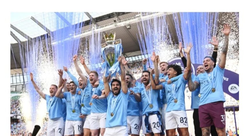 Manchester City clinch the treble