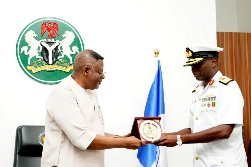 Gov. Otu Assures Navy Of Support, Harps On Maritime Safety