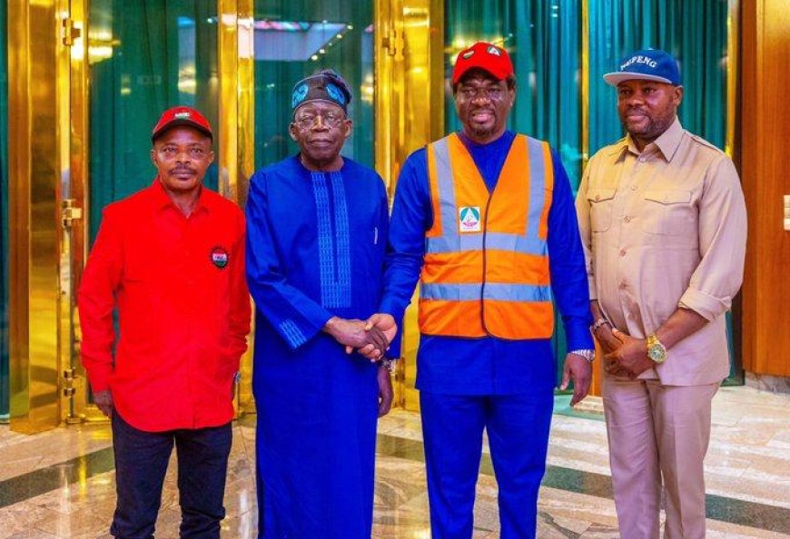 Labour Unions To Suspend Further Protest After Fruitful Meeting With President Tinubu