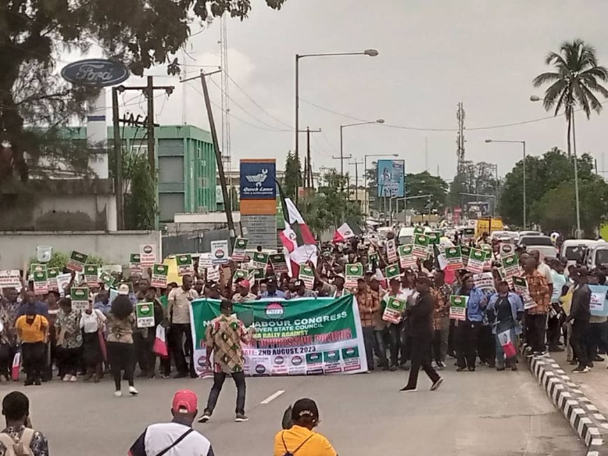 C'River: NLC Protests Against Effects Of Subsidy Removal, Warns Against Anti-people Policies 