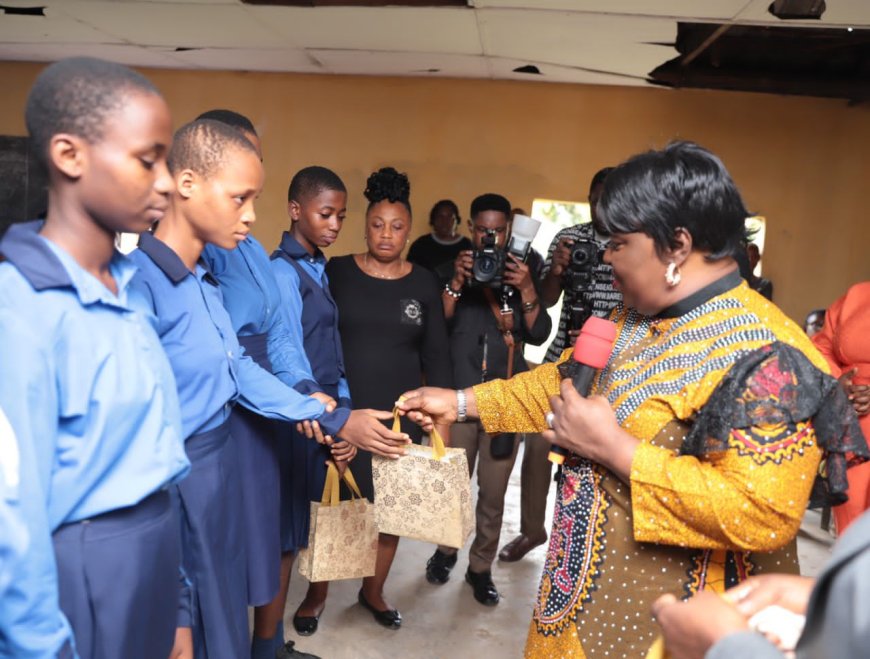 International Day Of Girl Child: Gov Wife Charges A'Ibom Female Students On Wholesome Behaviourr