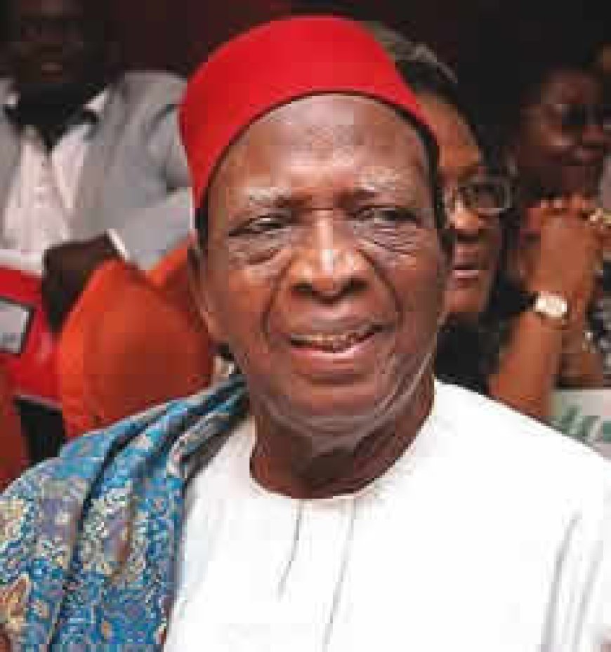 BREAKING: Prof. Ben Nwabueze, 92, former Ohanaeze Secretary General, Is Dead