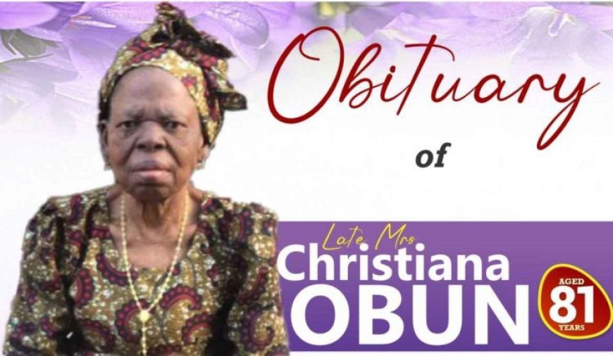 Otu Extols Mama Christiana Obun As He Condoles With Bereaved Family