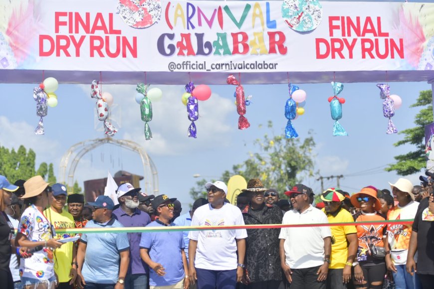 Gov Otu Flags Off 3rd Carnival Dry Run, Describes  Theme As Apt