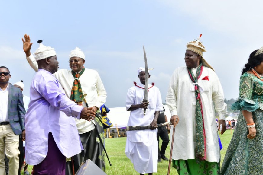 The Dazzling appearance of Governor Bassey Otu at the Utomo Obong Festival, Saturday, December 24, 2023