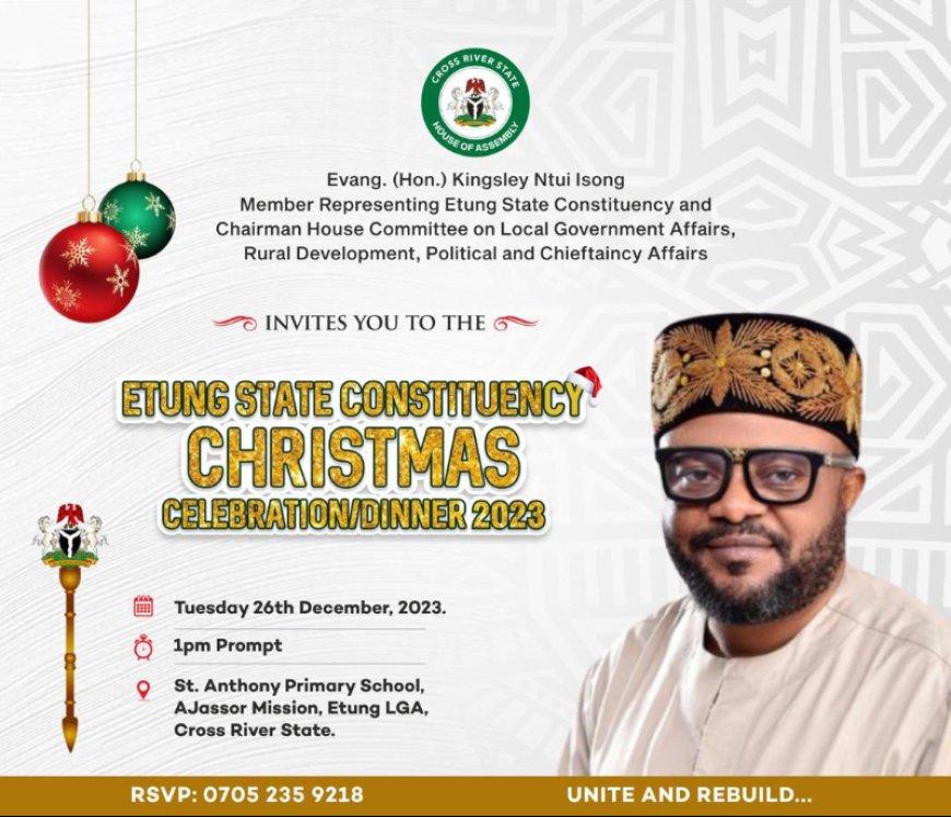 Etung State Constituency Christmas Celebration: Showcasing People's Rich Cultural Heritage - Host 