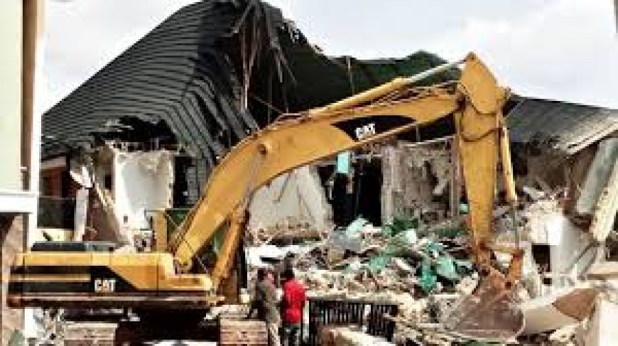 Ebonyi Gov't Commences Demolition Of Illegal Structures Within Abakaliki Capital City