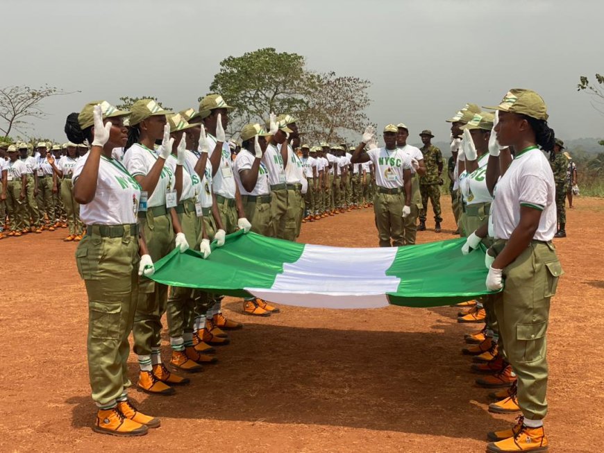 Photo News: The swearing -in ceremony of Batch 'A' Steam 1 Prospective Corps Members @ the Permanent Orientation Camp, Obubra