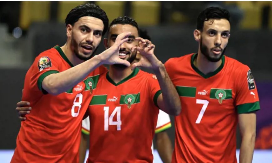 FUTSAL NATIONS' CUP: Defending Champions, Morocco, Thrash Ghana To Go Top Of Group 