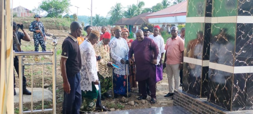 NEWS IN PICTURES: Inauguration Of Modern Guest House At Nsofang Community In Etung LGA, Cross River State