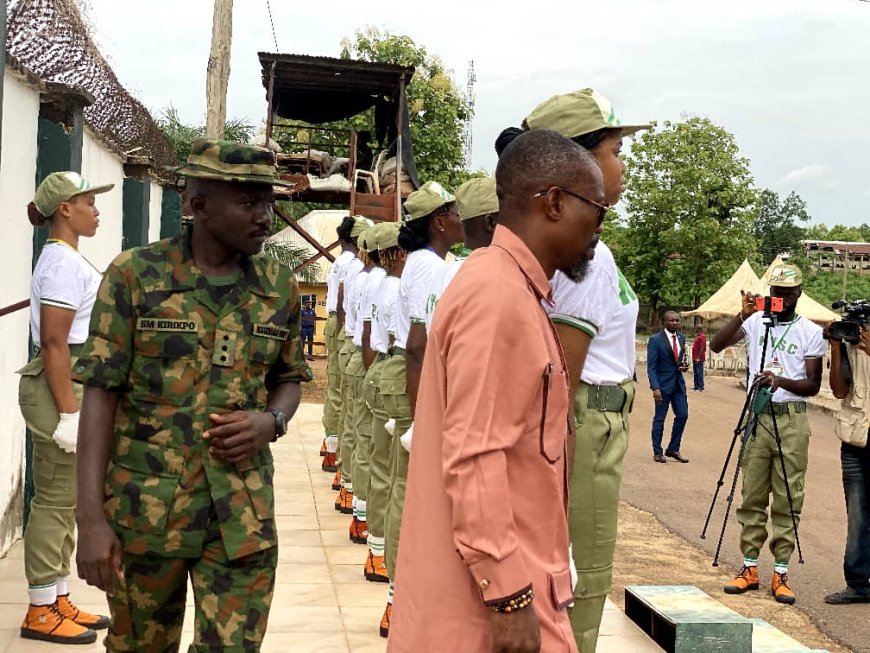 Photo News: The swearing -in ceremony of Batch 'A' stream ll prospective Corps Members deployed to Cross River state