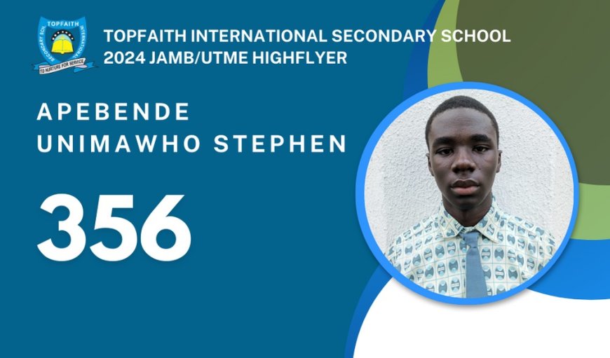 JAMB : C'River Born Apebende's 356 Scores Deserves State Recognition