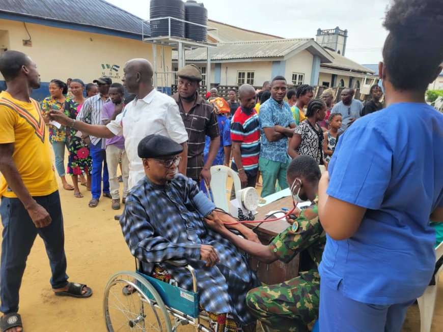 Navy Marks 68th Anniversary As Over 3000 Cross Riverians  Benefits From Medical Rhapsody