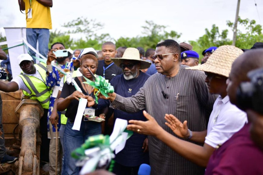 PRESS RELEASE: Gov Otu flags-off 12,000 hectares land development project for arable crops cultivation