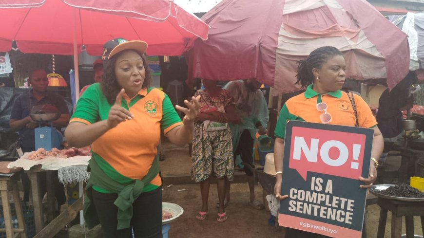 NAWOJ Commemorates GBV Awareness Month, Extends Campaign to Markets in Akwa Ibom state