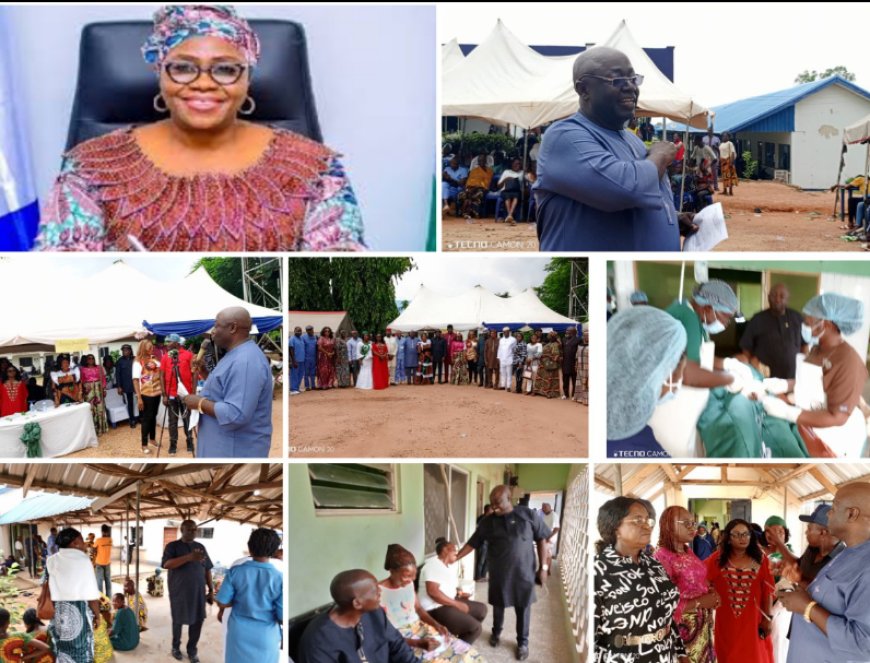 C'River First Lady Relishes Free Medical Outreaches' Impact On Cross Riverians As Initiative Kick-start In North