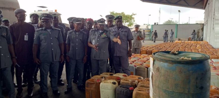 C'River: Customs Impound 26,625 Litres Of PMS Bound For Cameroon