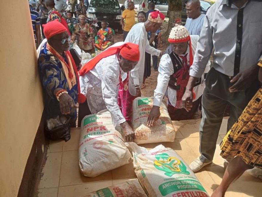 Food Production: CRSG Distributes Free Fertilizer To Farmers