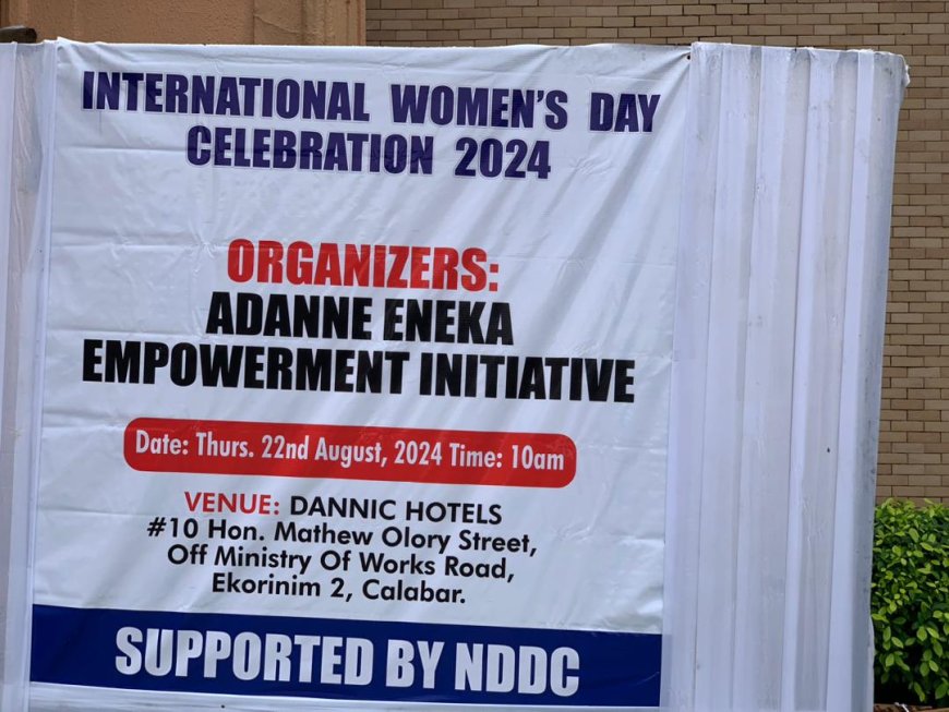 C'RIVER: NDDC Partners NGO To Celebrate Women's Day With Focus on Health, Empowerment, And Equality