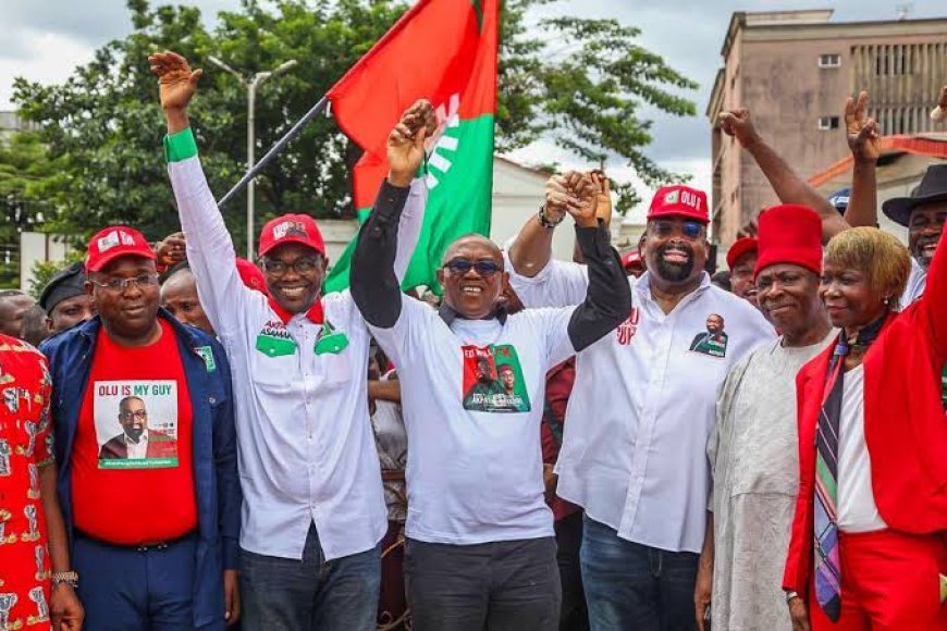 Edo Gov'ship election: Peter Obi canvasses votes for Labour Party in Benin