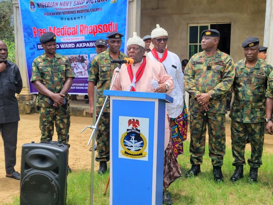 Navy promises collaboration on health, sanitation with C'River communities