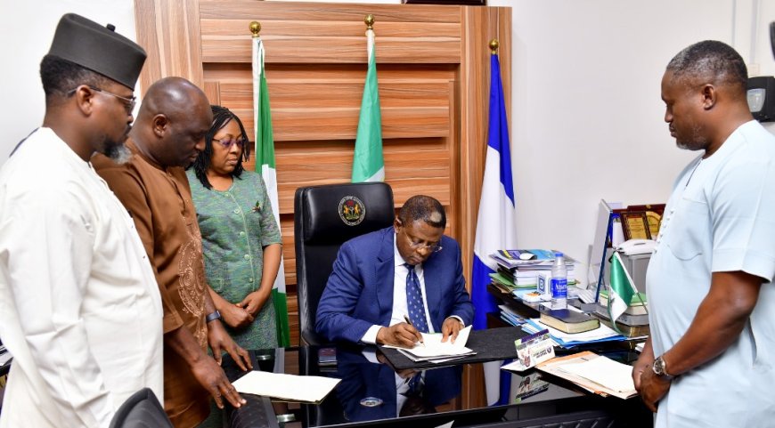 Gov Otu Assents To C'River Electoral Law 2024