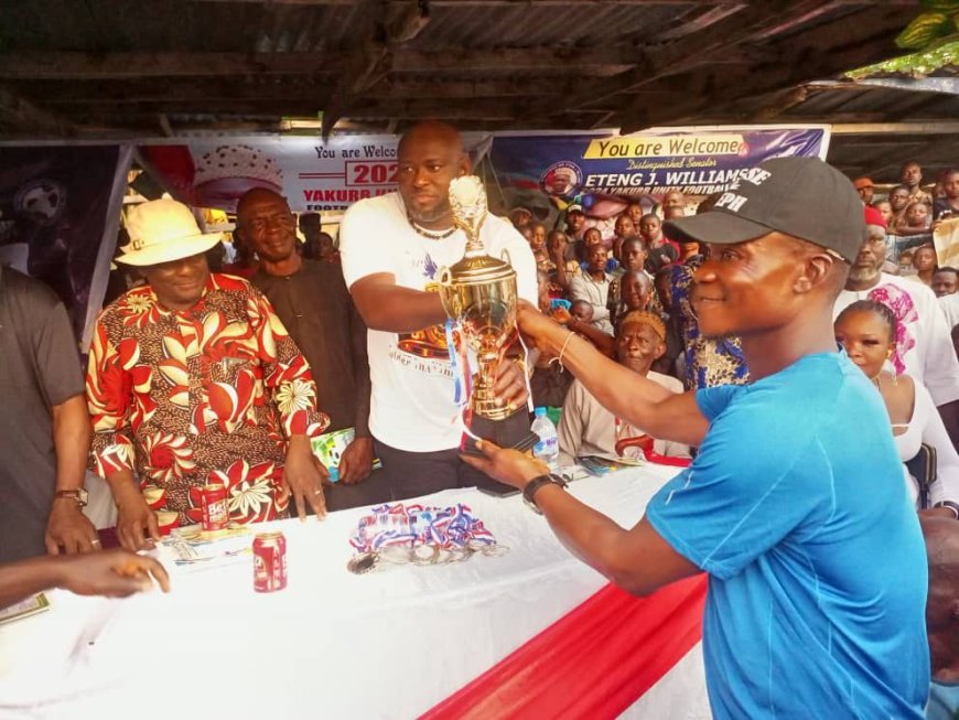 Lions FC Emerges Winner of Sen. Eteng Williams 2024 Yakurr Unity Football Tournament 