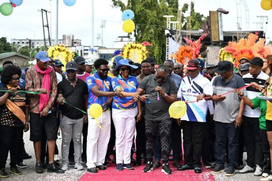 Cross River Governor Flags Off 2024 Carnival Calabar Dry Run, Assures Bigger and Better Celebrations