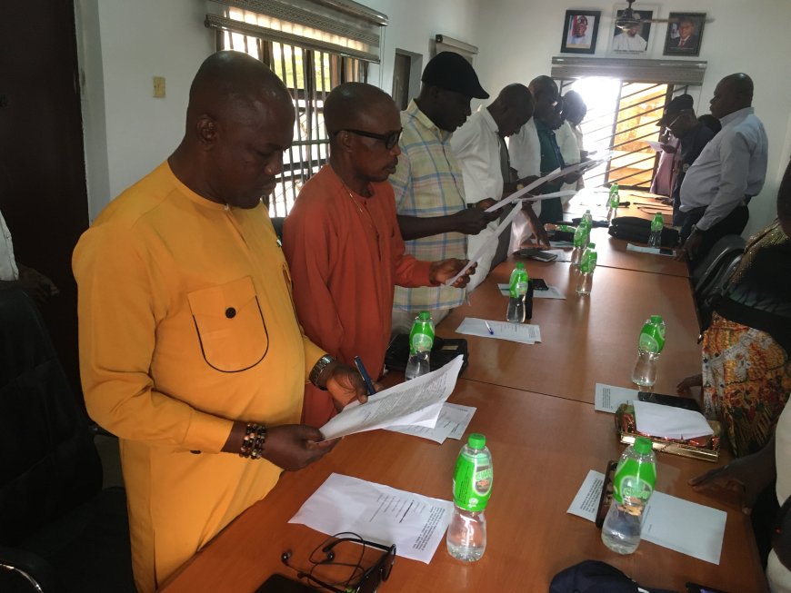 C' RIver NULGE Inaugurates New Exco, Promises To Prioritise Members' Welfare