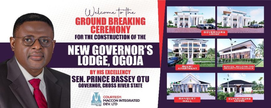 Gov Otu Set To Construct New Governor’s Lodge In Ogoja