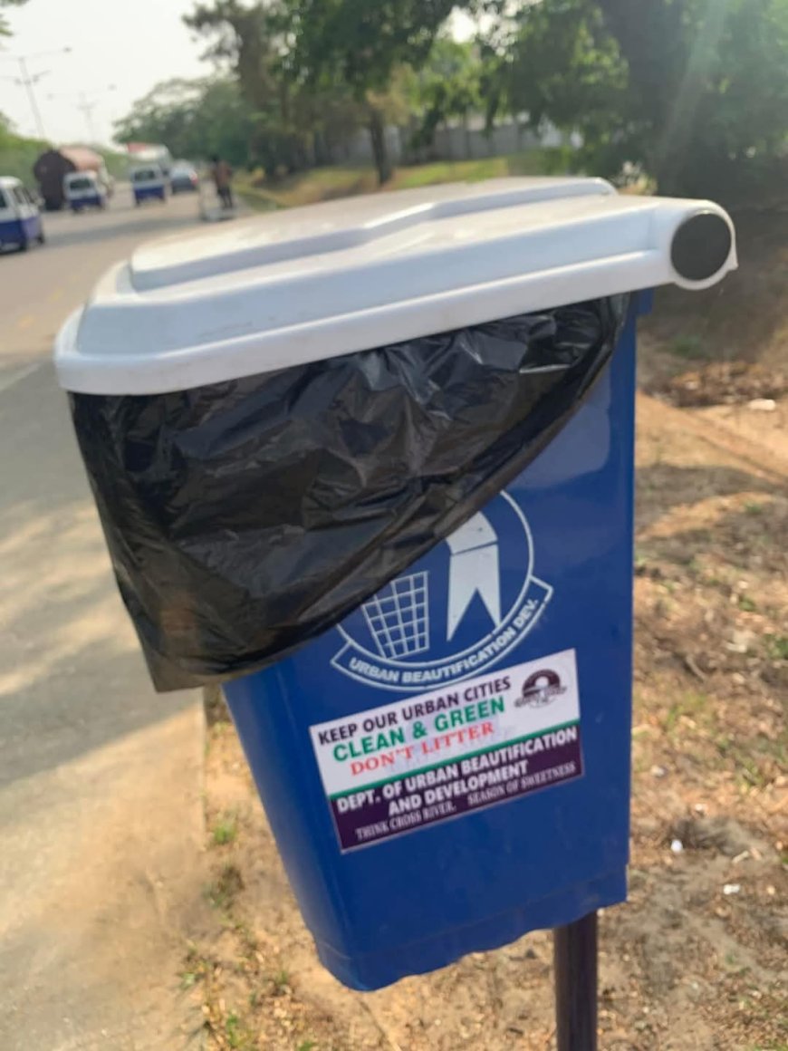 WASTE MANAGEMENT: C'RIVER GOV'T POSITIONS BINS ON STREETS OF CALABAR