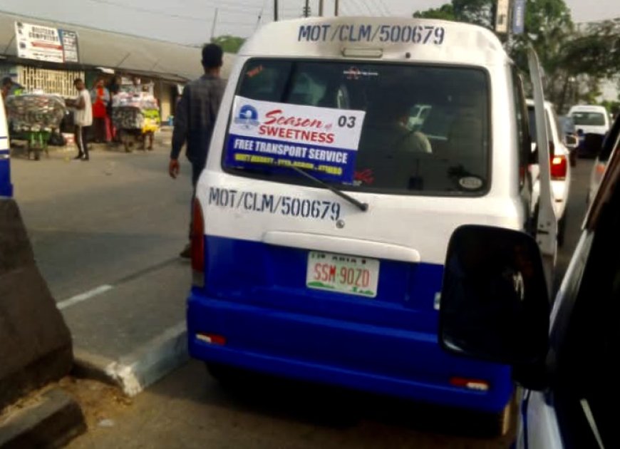 C/Riverians Hail Gov. Otu Free Bus Ride