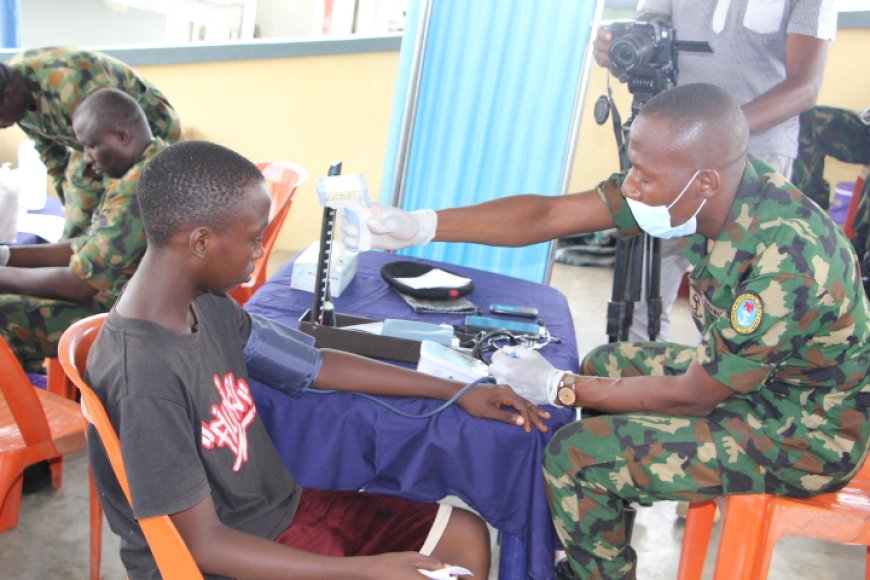 NAVY ROUNDS OFF MEDICAL OUTREACH IN RIVERS COMMUNITY 