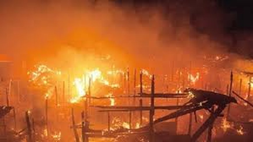 Breaking: Fire Guts Popular Market in Cross River