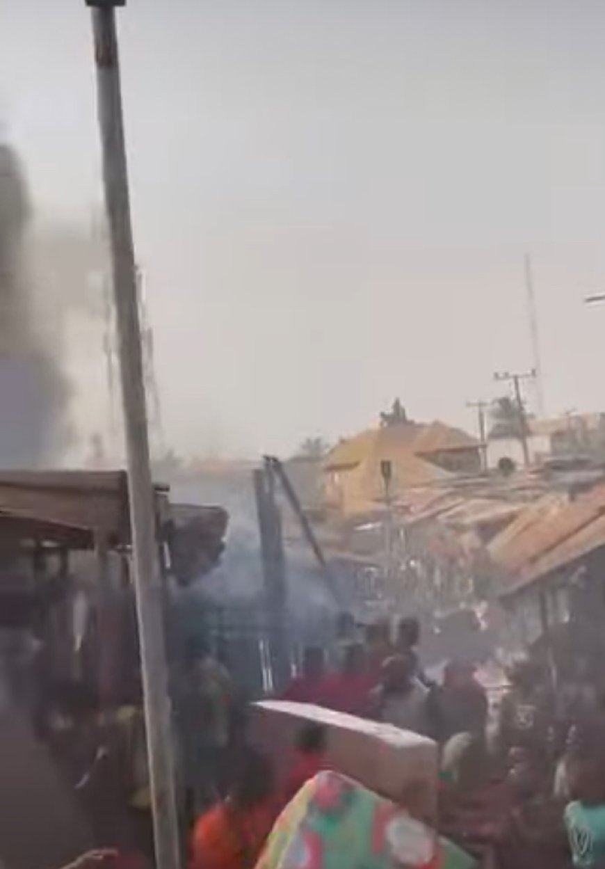 Fire Outbreak Destroys Properties Worth Millions Of Naira in Ikom Main Market 