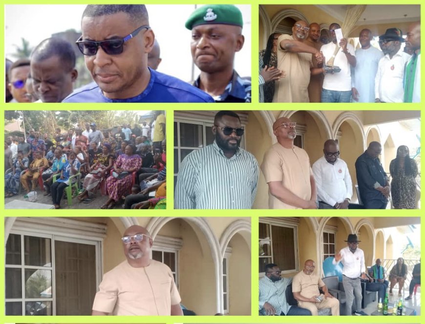 CROSS RIVER STATE DEPUTY GOVERNOR RECEIVES PDP DEFECTORS  IN OGOJA