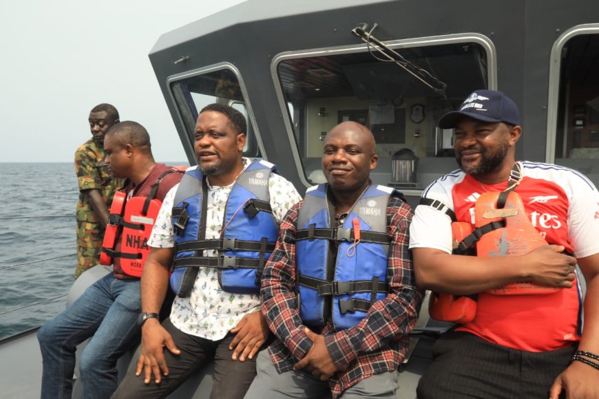 Bakassi Deep Seaport: Surveyor General, Special Advisers Monitor Ongoing Hydrographic, Geophysical And Geotechnical Survey 