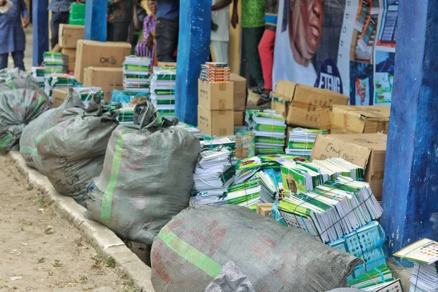 Sen Eteng  Distributes Educational Materials To Over 40 Schools In C'River Central