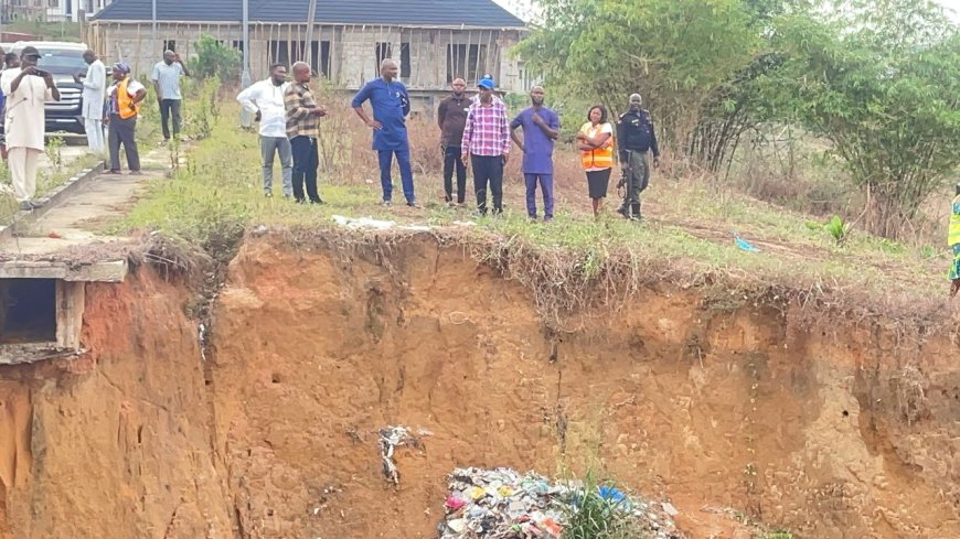 Governor Otu Inspects Erosion Control Projects in Calabar, Pledges Lasting Solutions