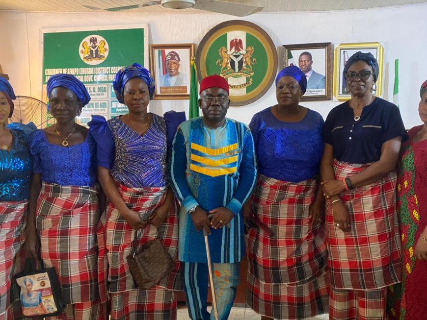 Afikpo Council Chairman Host Women Group, Tasks Mothers On Peaceful Homes