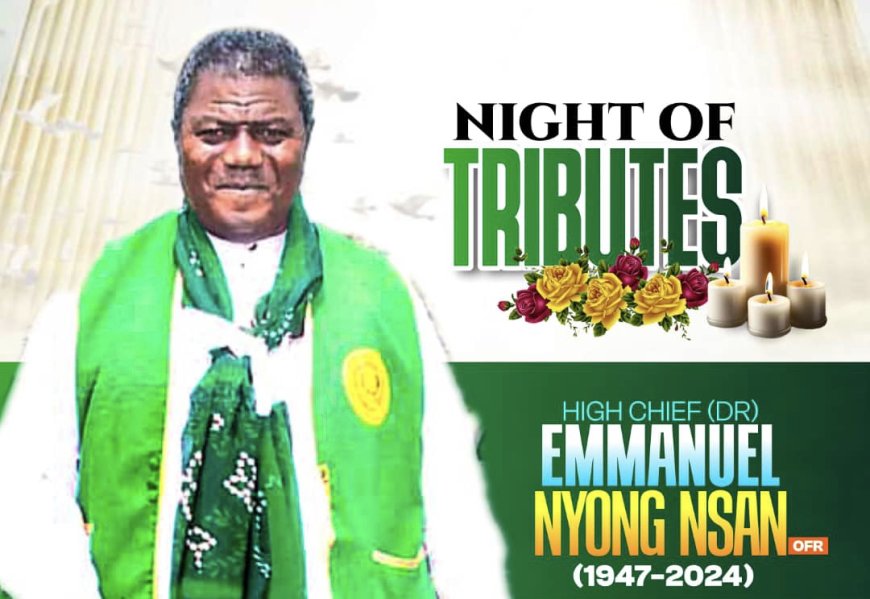 Nigerians Pay tributes to Fmr Nigeria’s Health Minister, Dr. Emmanuel Nsan 