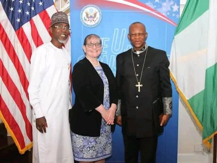 Acting USA Consul General Hosts Arch. Bishop Isong, Inter Faith Community, Others 