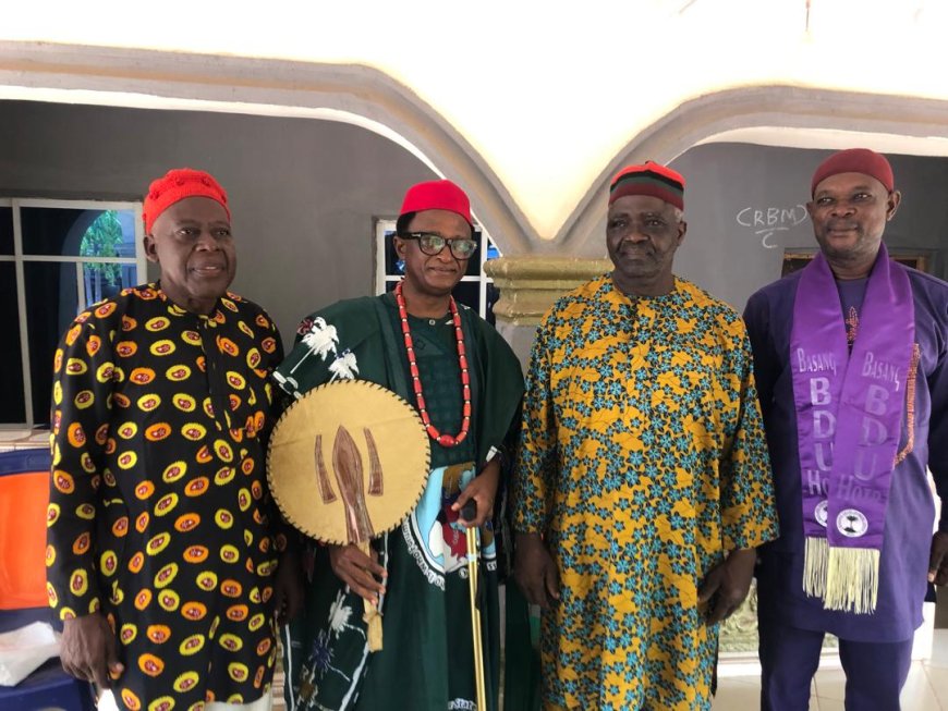 Bekwarra Illustrious Son, Dorn cklaimz Enamhe, Honoured With Obanliku Chieftaincy