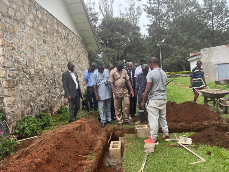 Gov. Otu Lays Foundation Ceremony for Construction Of Obudu Ranch Mini Golf Course House