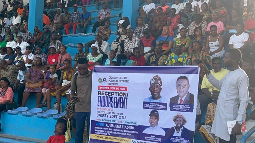 Cross River State Political Network Mobilises Over 15,000 Members For Gov Otu's Endorsment