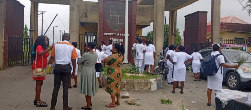 BREAKING: Commotion in UCTH Over Death Of Patient, Arrest of 3 Nurses