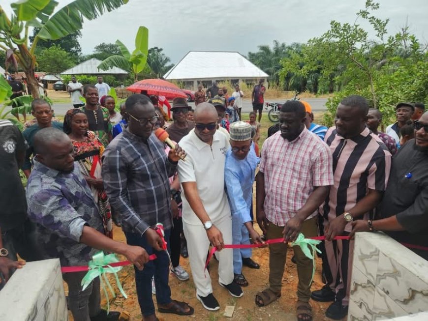 Osusuokpor Community Celebrates as Lawmaker Unveils Borehole Project