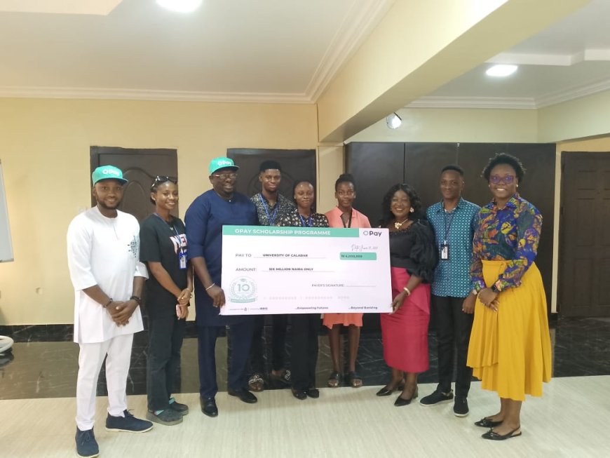 UNICAL, OPAY Sign MoU On Scholarship Deal For 20 Students