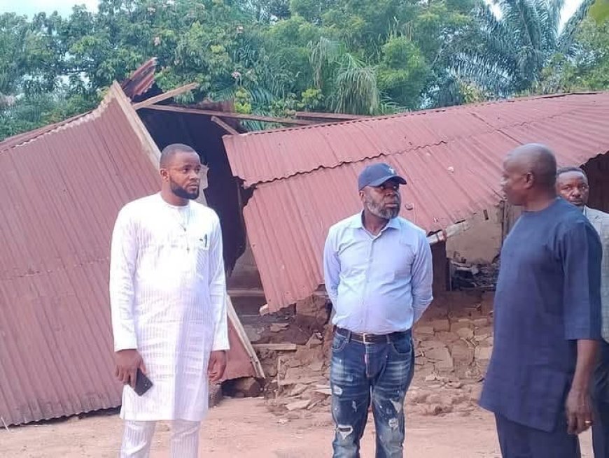 OGOJA COUNCIL CHAIRMAN APPEALS FOR URGENT INTERVENTION OVER WINDSTORM IN IGODOR COMMUNITY