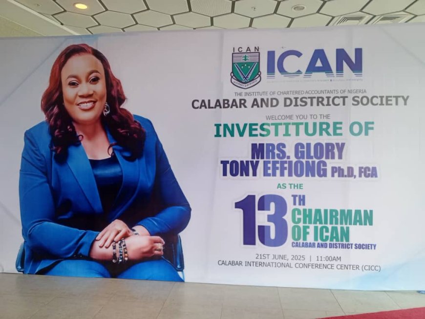 ICAN Calabar District Society Inaugurates Glory Effiong As 13th Chairman